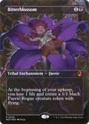 Bitterblossom (Anime Borderless) (Confetti Foil) [Wilds of Eldraine: Enchanting Tales] - The Mythic Store | 24h Order Processing