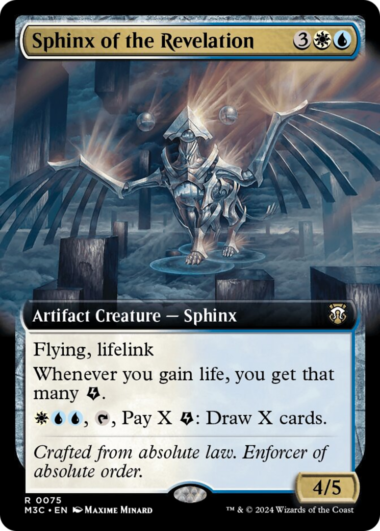 Sphinx of the Revelation (Extended Art) (Ripple Foil) [Modern Horizons 3 Commander] - The Mythic Store | 24h Order Processing