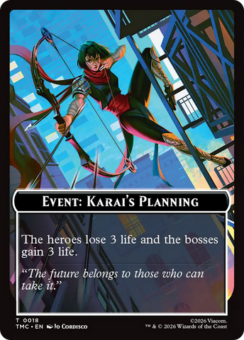 Event: Karai's Planning [Teenage Mutant Ninja Turtles Commander Tokens] - The Mythic Store | 24h Order Processing