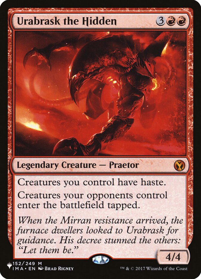 Urabrask the Hidden [The List] - The Mythic Store | 24h Order Processing
