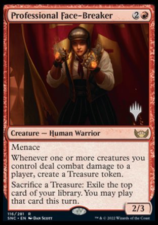 Professional Face-Breaker (Promo Pack) [Streets of New Capenna Promos] - The Mythic Store | 24h Order Processing