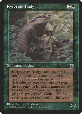 Rysorian Badger [Homelands] - The Mythic Store | 24h Order Processing