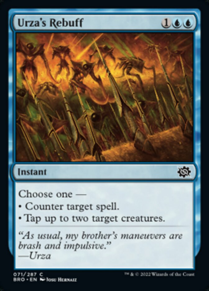 Urza's Rebuff [The Brothers' War] - The Mythic Store | 24h Order Processing