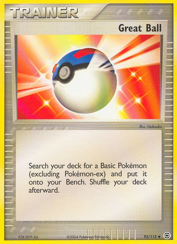 Great Ball (92/112) [EX: FireRed & LeafGreen] - The Mythic Store | 24h Order Processing