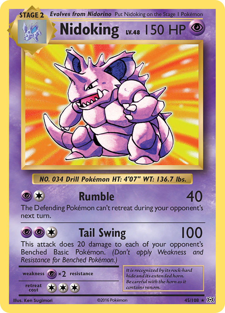 Nidoking (45/108) [XY: Evolutions] - The Mythic Store | 24h Order Processing
