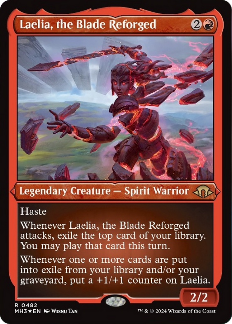 Laelia, the Blade Reforged (Foil Etched) [Modern Horizons 3] - The Mythic Store | 24h Order Processing