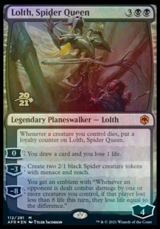 Lolth, Spider Queen [Dungeons & Dragons: Adventures in the Forgotten Realms Prerelease Promos] - The Mythic Store | 24h Order Processing