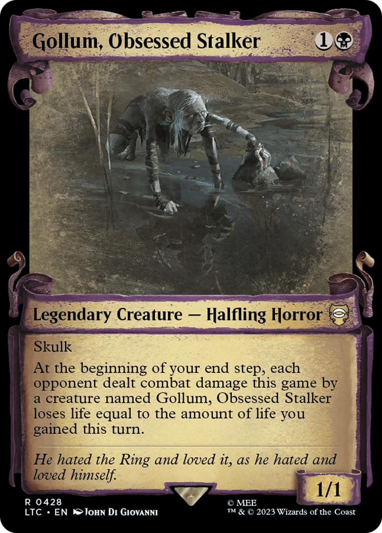 Gollum, Obsessed Stalker [The Lord of the Rings: Tales of Middle-Earth Commander Showcase Scrolls] - The Mythic Store | 24h Order Processing