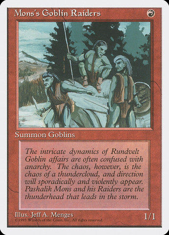 Mons's Goblin Raiders [Fourth Edition] - The Mythic Store | 24h Order Processing