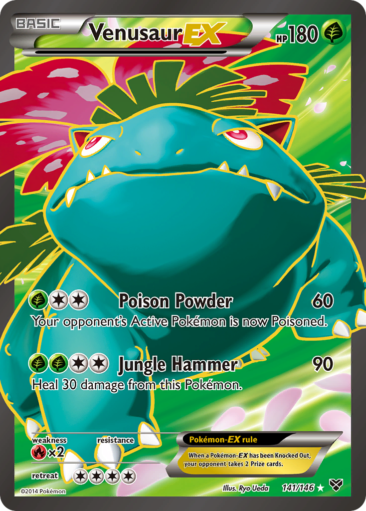 Venusaur EX (141/146) [XY: Base Set] - The Mythic Store | 24h Order Processing