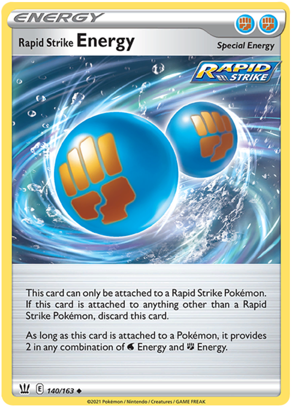 Rapid Strike Energy (140/163) [Sword & Shield: Battle Styles] - The Mythic Store | 24h Order Processing