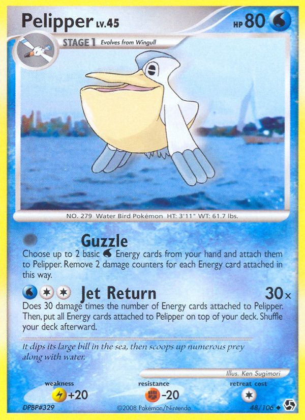 Pelipper (48/106) [Diamond & Pearl: Great Encounters] - The Mythic Store | 24h Order Processing