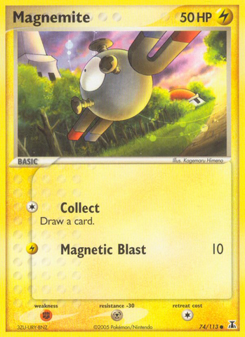 Magnemite (74/113) [EX: Delta Species] - The Mythic Store | 24h Order Processing