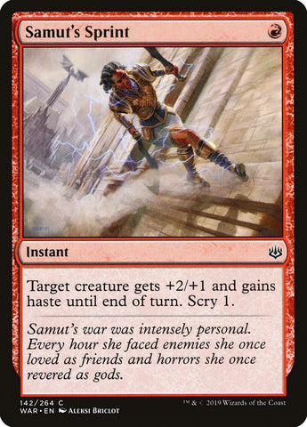 Samut's Sprint [War of the Spark] - The Mythic Store | 24h Order Processing
