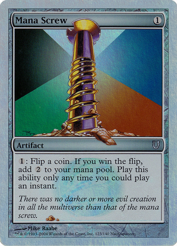 Mana Screw (Alternate Foil) [Unhinged] - The Mythic Store | 24h Order Processing