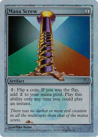 Mana Screw (Alternate Foil) [Unhinged] - The Mythic Store | 24h Order Processing
