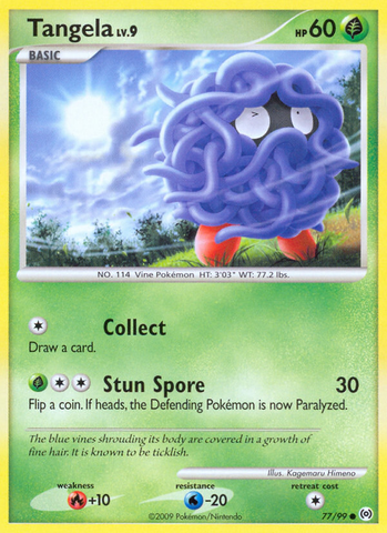 Tangela (77/99) [Platinum: Arceus] - The Mythic Store | 24h Order Processing