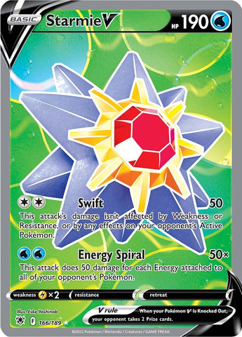 Starmie V (166/189) [Sword & Shield: Astral Radiance] - The Mythic Store | 24h Order Processing