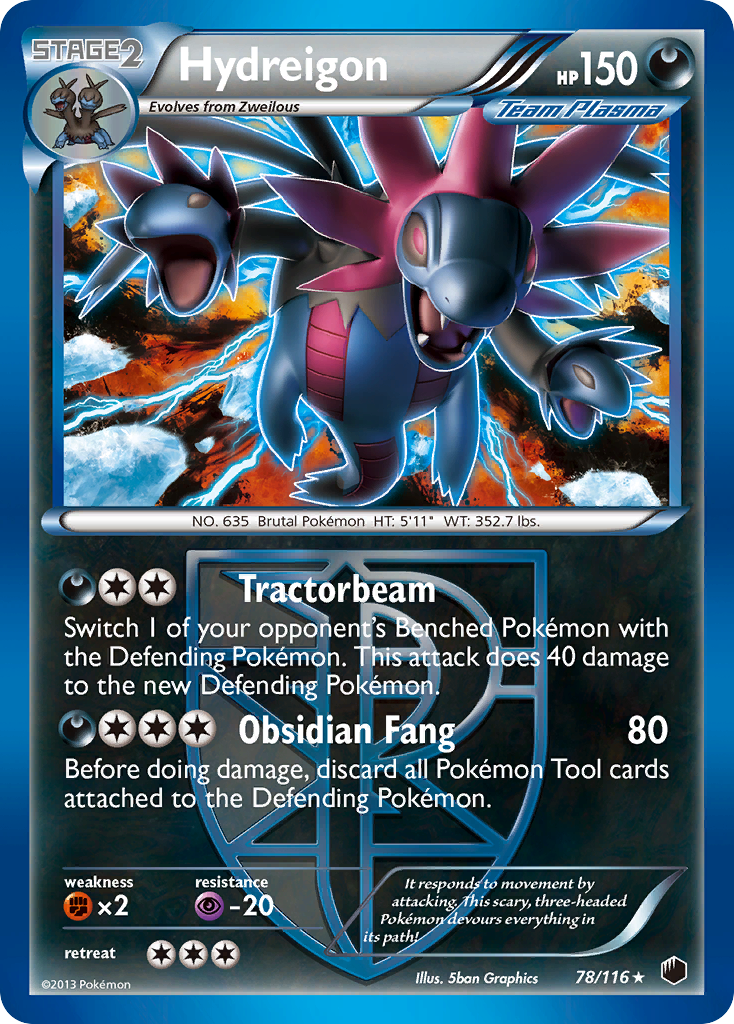 Hydreigon (78/116) [Black & White: Plasma Freeze] - The Mythic Store | 24h Order Processing