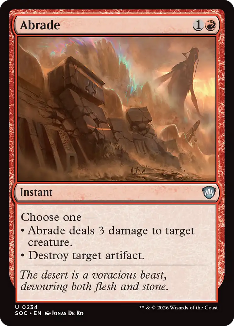 Abrade [Secrets of Strixhaven Commander] - The Mythic Store | 24h Order Processing