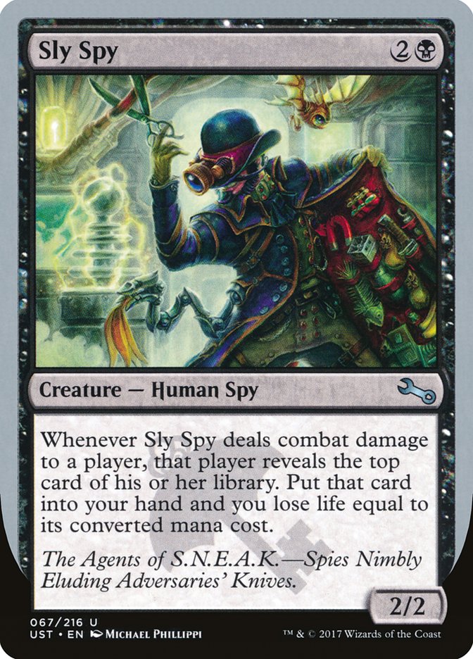 Sly Spy ("Spies Nimbly Eluding Adversaries' Knives") [Unstable] - The Mythic Store | 24h Order Processing
