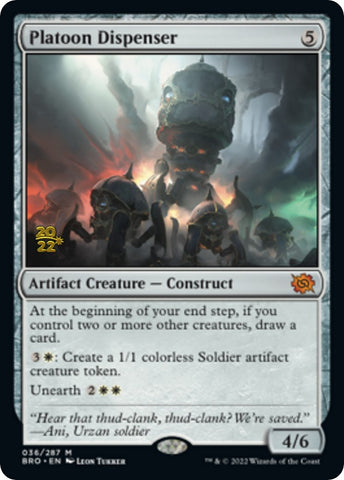 Platoon Dispenser [The Brothers' War Prerelease Promos] - The Mythic Store | 24h Order Processing