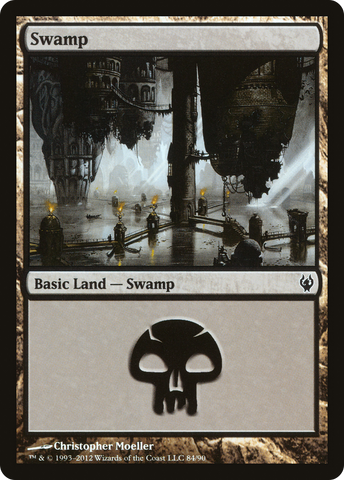 Swamp (84) [Duel Decks: Izzet vs. Golgari] - The Mythic Store | 24h Order Processing