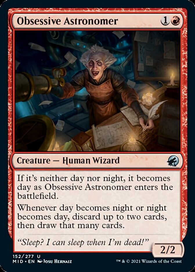 Obsessive Astronomer [Innistrad: Midnight Hunt] - The Mythic Store | 24h Order Processing