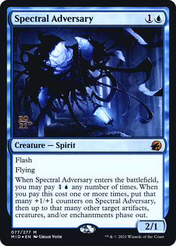 Spectral Adversary [Innistrad: Midnight Hunt Prerelease Promos] - The Mythic Store | 24h Order Processing