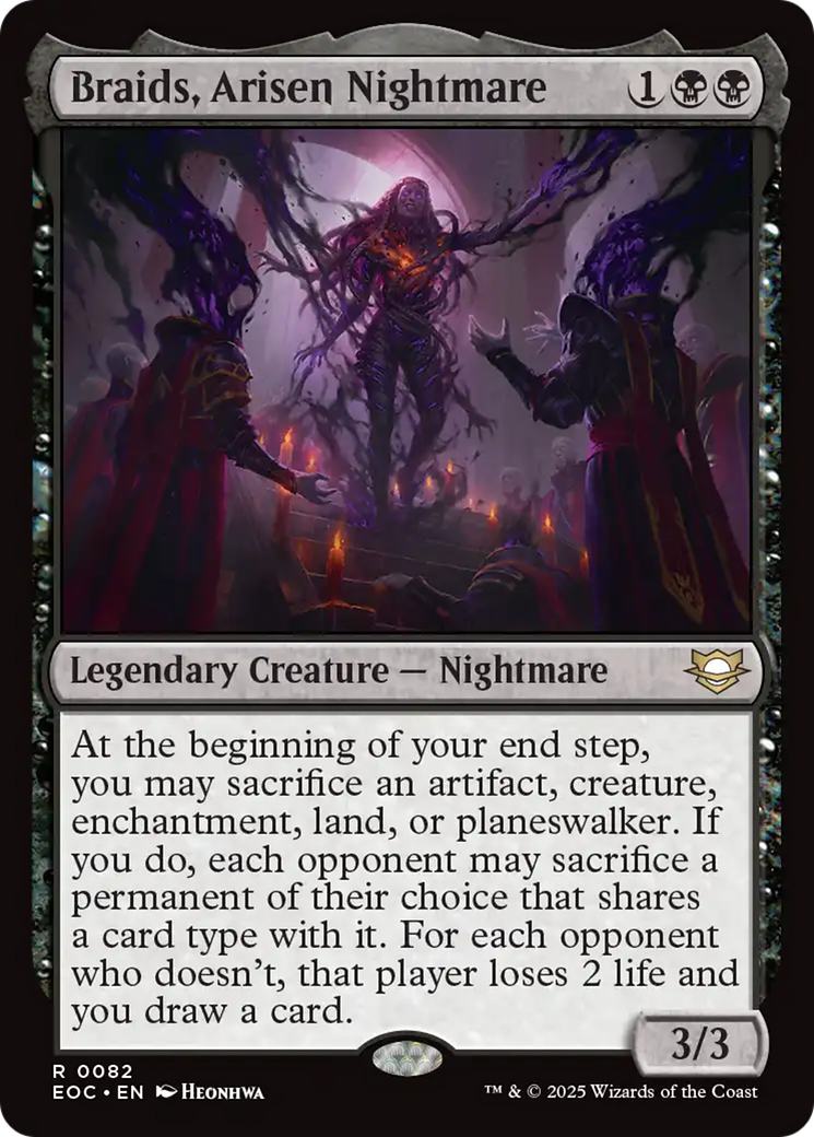 Braids, Arisen Nightmare [Edge of Eternities Commander] - The Mythic Store | 24h Order Processing