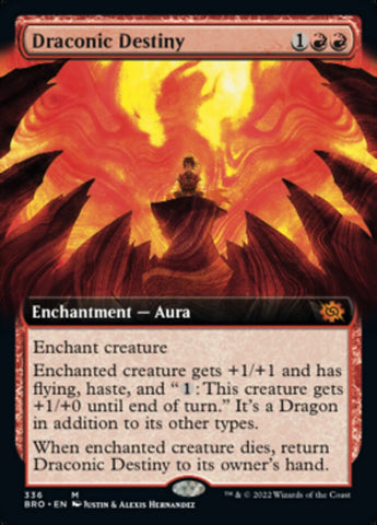 Draconic Destiny (Extended Art) [The Brothers' War] - The Mythic Store | 24h Order Processing
