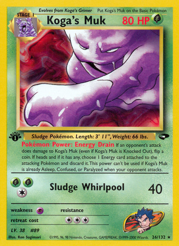 Koga's Muk (26/132) [Gym Challenge 1st Edition] - The Mythic Store | 24h Order Processing