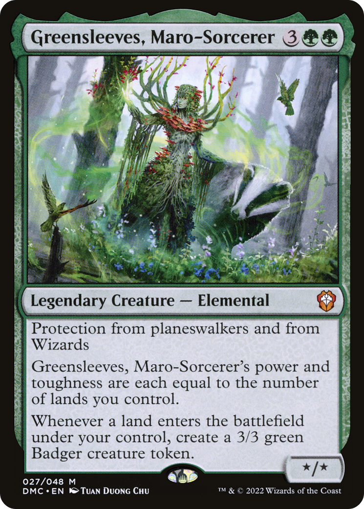 Greensleeves, Maro-Sorcerer [Dominaria United Commander] - The Mythic Store | 24h Order Processing