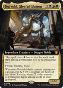 Korvold, Gleeful Glutton (Extended Art) [Wilds of Eldraine Commander] - The Mythic Store | 24h Order Processing