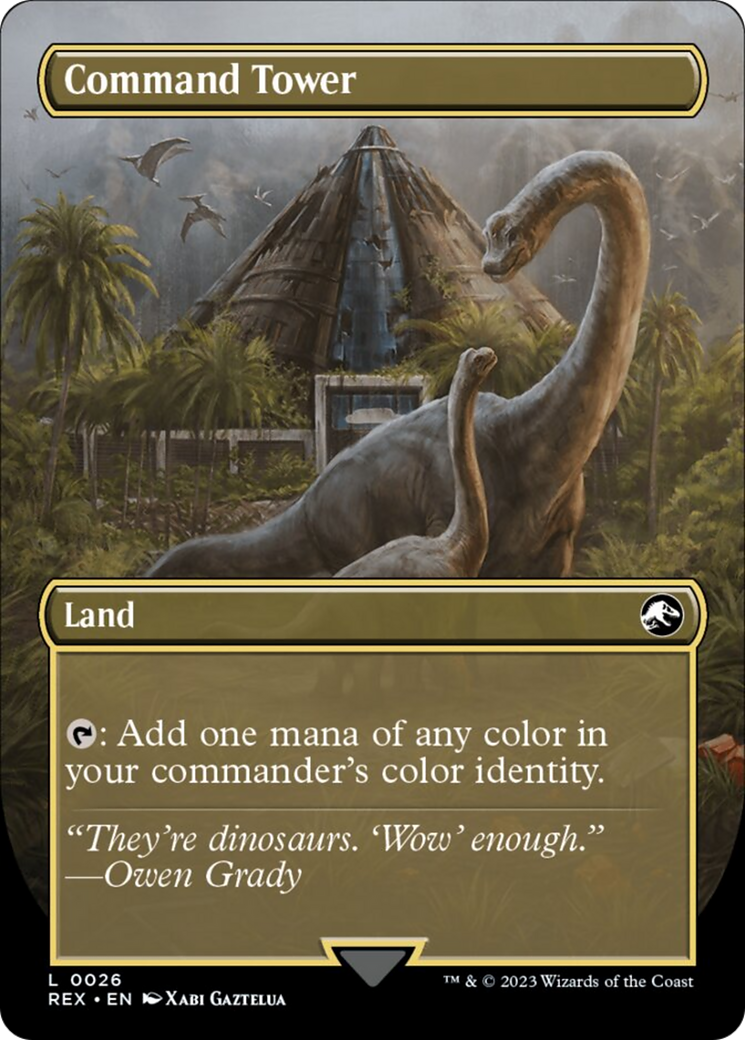 Command Tower // Command Tower (Borderless) [Jurassic World Collection] - The Mythic Store | 24h Order Processing