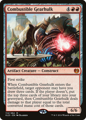 Combustible Gearhulk (Promo Pack) [Kaladesh Promos] - The Mythic Store | 24h Order Processing
