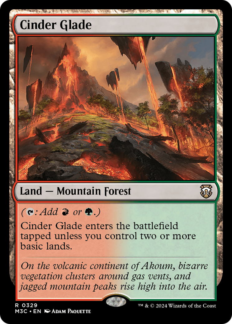 Cinder Glade (Ripple Foil) [Modern Horizons 3 Commander] - The Mythic Store | 24h Order Processing