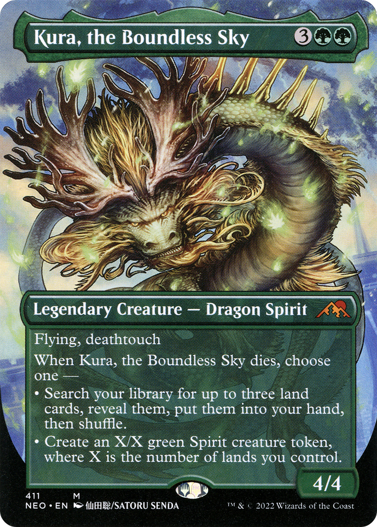 Kura, the Boundless Sky (Borderless Alternate Art) [Kamigawa: Neon Dynasty] - The Mythic Store | 24h Order Processing