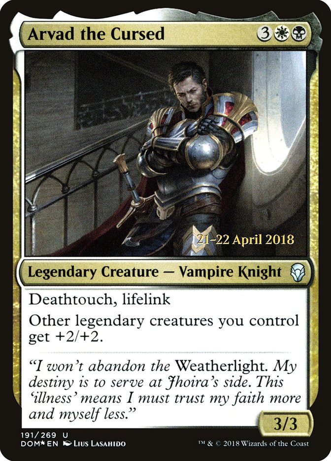 Arvad the Cursed [Dominaria Prerelease Promos] - The Mythic Store | 24h Order Processing