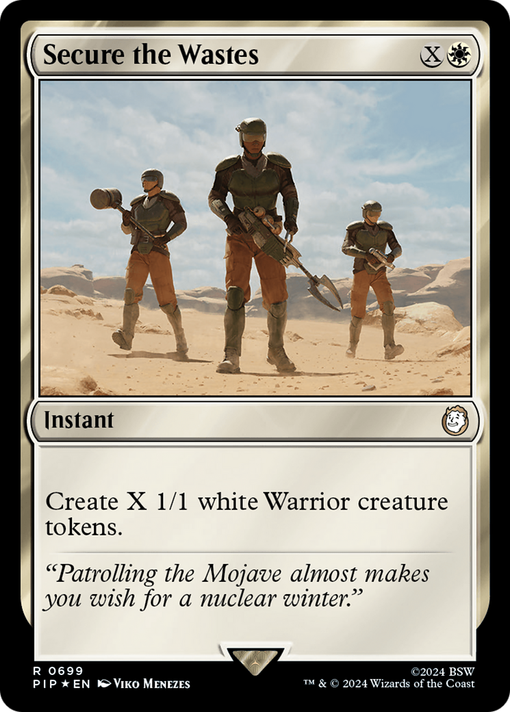 Secure the Wastes (Surge Foil) [Fallout] - The Mythic Store | 24h Order Processing