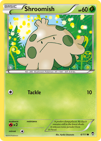 Shroomish (6/111) [XY: Furious Fists] - The Mythic Store | 24h Order Processing