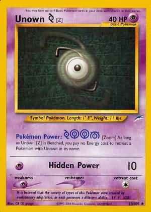 Unown [Z] (60/105) [Neo Destiny Unlimited] - The Mythic Store | 24h Order Processing