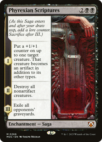 Phyrexian Scriptures [March of the Machine Commander] - The Mythic Store | 24h Order Processing