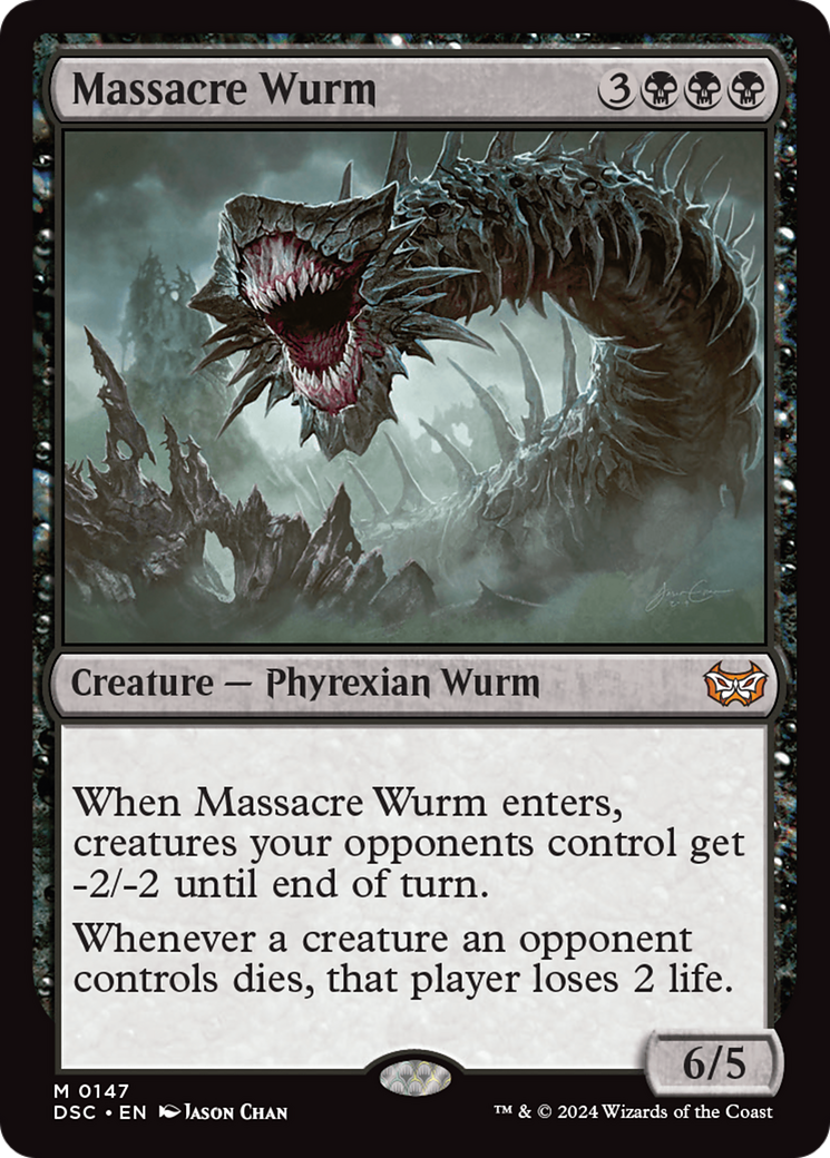 Massacre Wurm [Duskmourn: House of Horror Commander] - The Mythic Store | 24h Order Processing