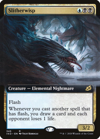 Slitherwisp (Extended Art) [Ikoria: Lair of Behemoths] - The Mythic Store | 24h Order Processing