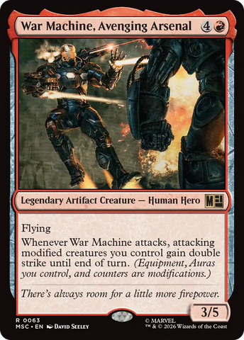 War Machine, Avenging Arsenal [Marvel Super Heroes Commander] - The Mythic Store | 24h Order Processing