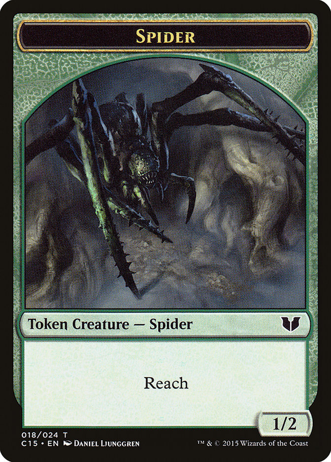 Bear // Spider Double-Sided Token [Commander 2015 Tokens] - The Mythic Store | 24h Order Processing
