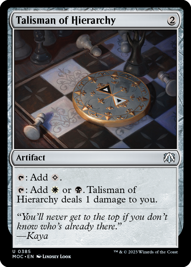 Talisman of Hierarchy [March of the Machine Commander] - The Mythic Store | 24h Order Processing