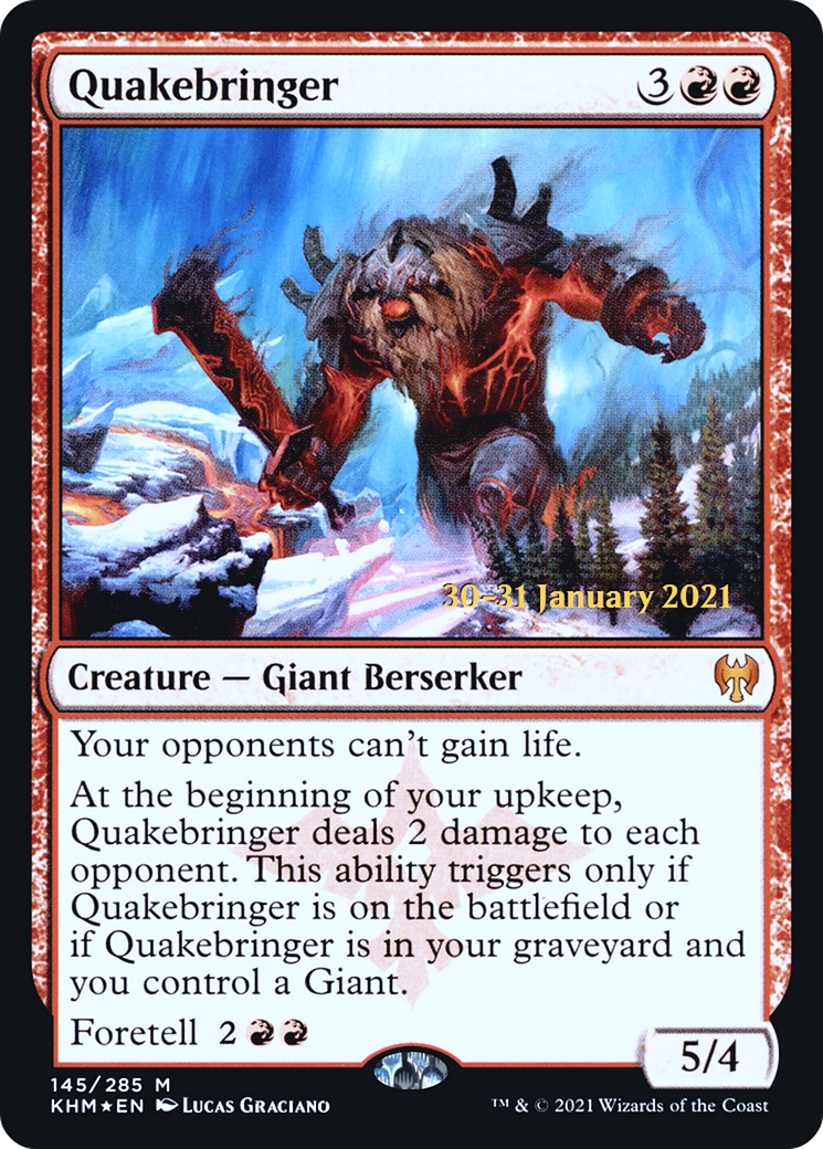Quakebringer [Kaldheim Prerelease Promos] - The Mythic Store | 24h Order Processing