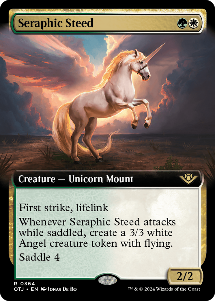 Seraphic Steed (Extended Art) [Outlaws of Thunder Junction] - The Mythic Store | 24h Order Processing